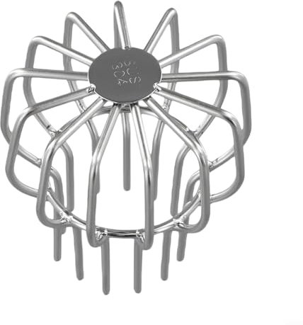 Griglia di protezione in alluminio per grondaie, per grondaie, grondaie, tubo di scarico espandibile, trappole per grondaie, detriti, fango, muschio, foglie di fango (75 mm)