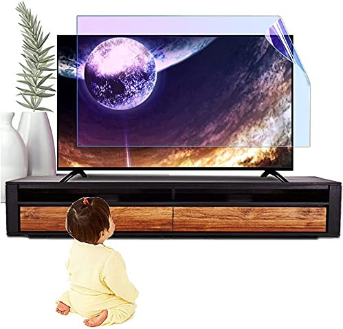 Anti-Radiation TV Screen Protector 32-70 Inch Blue Light Filter/Non-Glare/Anti Scratch Protect Your Eyes for LCD LED OLED QLED 4K HDTV 46in (70in)