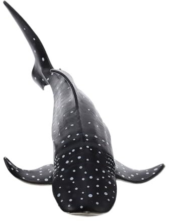 KOMBIUDA Walhai Figur Simulation Meerestier Modell Spielzeug Aus Kunststoff Für Junge Mädchen Als Foto-Requisite Und Lehrreiches Spielzeug Zum Erkunden des Lebens Im Meer