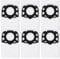 Bolsas para aspiradora, 6 unidades, compatibles con Karcher WD2 Plus, WD3, WD3P, MV3, WD 3 batería, KWD 1, KWD 2, KWD 3, MV 3, WD 3.200 a WD 3.800 M, SE 4001, SE 4002 Wet
