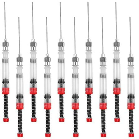 YAFIYGI 10 Packs Fountain Pen Ink Syringe Filler Spring Converter with Removable Blunt Needle Tip Refill and Convert Your Pen with Converter Adapter