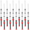 YAFIYGI 10 Packs Fountain Pen Ink Syringe Filler Spring Converter with Removable Blunt Needle Tip Refill and Convert Your Pen with Converter Adapter