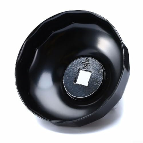 FortunateSweet Outil de retrait de filtre à huile 76 mm 14 cannelures pour BMW et véhicules