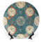 Assiette décorative en céramique à motif horloge rétro, assiette décorative en porcelaine anglaise de 15,2 cm pour présentation, assiettes à dessert personnalisées en céramique pour décoration