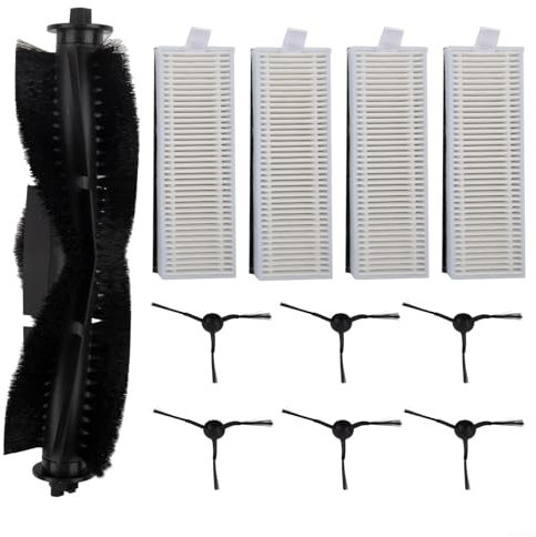 Jotekonoby Kit de rechange pour aspirateur robot Laresar Evol 3, kit d'entretien avec brosse principale, filtres et brosses latérales pour une performance optimale (B)