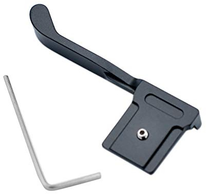 Eieenotee Thumb Hotshoe Thumb Grip Made Hand Grip for X100 V X100V X-100V Mirrorless Camera with Tool Black