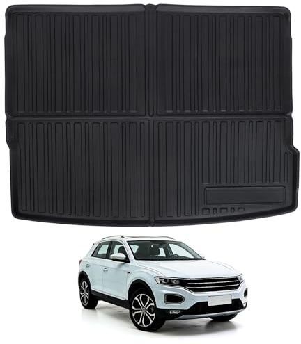Auto Kofferraummatte für Hyundai Kona 2024, Allwetter Kofferraummatte aus TPE, Wasserdicht rutschfest Passgenau, Schwarz