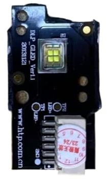 Adatto for proiettore Poner Saund DLP100 DLP900W Micro proiettore Sorgente LED con lampadine rosse, verdi e blu(Green)