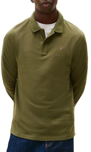 Tommy Hilfiger Herren-Poloshirt, Khaki, DM0DM20232