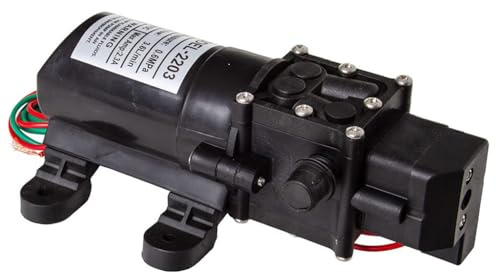 IMJ-Global Pompa per Atomizzatore Elettrico a Batteria | Corrente Nominale 2,2A | Flusso a Vuoto 3,6 l/min | Pressione di Spegnimento 5,5 Bar | Attacco Ø10 mm