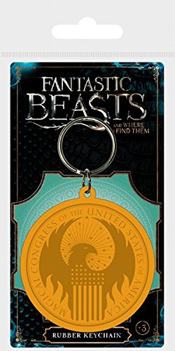 1art1 Les Animaux Fantastiques Macusa Logo Porte-Clés 6x4 cm