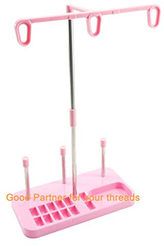 New brothread Leichtgewicht Spulenhalter Garnrollenhalter für Stickerei, Nähen, Quilten Maschinen - Vier Farben für die Auswahl- Rosa