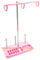 New brothread Leichtgewicht Spulenhalter Garnrollenhalter für Stickerei, Nähen, Quilten Maschinen - Vier Farben für die Auswahl- Rosa