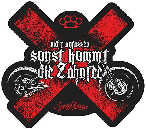 Spaß Kostet Aufkleber Biker Motorrad Spruch Zahnfee (wetterfest)