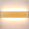 Lightess Lamparas de Pared Madera, Apliques de Pared Interior 40CM, 18W Luz Pared Interior LED, 3000K Apliques Madera Moderna Iluminación para Salón, Dormitorio, Pasillo, Escalera, Blanco Cálido
