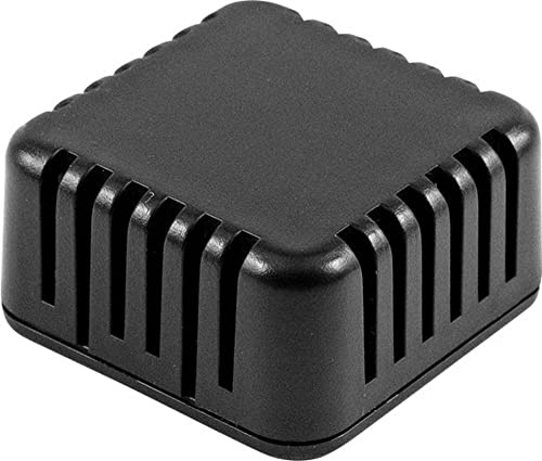 Hammond Electronics 1551V1BK Universal-Gehaeuse 40 x 40 x 20 ABS Schwarz, 3 Stück