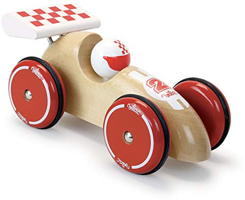 VILAC - Voiture de Course XL Bois Naturel Flugzeuge, Naturfarbe (2300S)