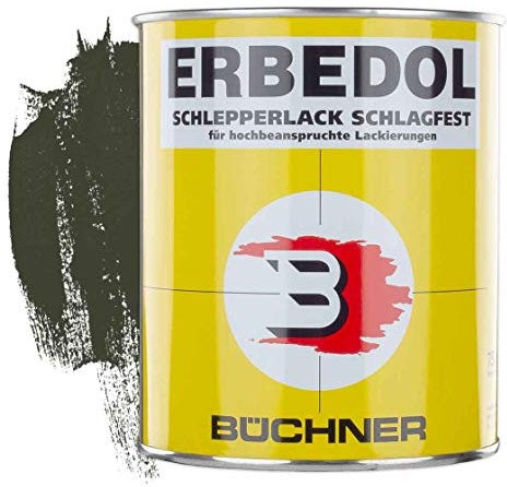 Erbedol | Schlepperlack | Unimog | olivgrün-seidenmatt | SL4120 | 0,75 l | restaurieren | Traktor | lackieren | Farbe | Trecker | Frontlader | Lack | Lackierung | Farbton | schnelltrocknend | deckend