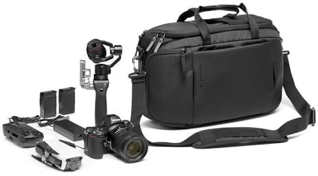 Manfrotto Advanced Hybrid III Professional Camera Backpack Suitable for Mirrorless Camera with Lenses and Laptop, Convertible to Shoulder Bag, with Tripod Mount and Removable Camera Unit