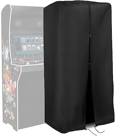 Arcade Machine Cover Universal for Most Full Size 2-Player Game Machine | 31x22x66,Waterproof Dustproof Heavy Duty Oxford Fabric,for Universal Full Size Upright Electronic Video Game Machine