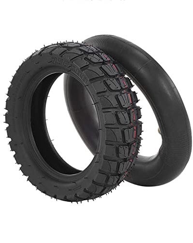 Ezweiji 80/65-6 Reifen,Offroad Reifen 10 Zoll E Scooter Offroad Reifen mit 1 Offroad Reifen und 1 Schlauch 80/65-6 E Scooter offroad reifen mit Schlauch Ersatz 255x80