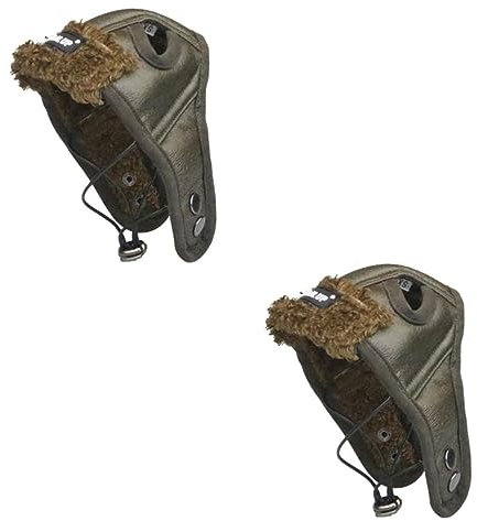 Amosfun 2St Vintage-Hüte Rollenspiel Kostüm Weihnachtsschmuck Hundemütze Winter Welpenmütze Fliegermütze für Haustiere Kostüm Haustier Zeigen kreatives Haustierkostüm Kleidung der Hund Hut