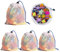 GSHUR 5Pcs Mesh Drawstring Bag,30cm x 40cm Drawstring Organizer Storage Mesh Bags Laundry Bag Ball Bag Mesh Stuff Sack Storage Bag for Sport,Swimming,Beach,Travel,Toys Organization