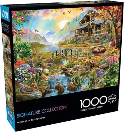 Buffalo Games - Paradise in The Country – 1000-teiliges Puzzle für Erwachsene, herausforderndes Puzzle, perfekt für Spieleabende – fertige Größe 26,75 x 19,75