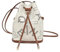 LYEAA Modische PU-Buchstaben-Beuteltasche für Damen, Schultertasche, Umhängetasche, weiß, 15.75*11.81*4.72inch