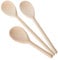 Abacus Range Oval Wooden Spoons (Set of 3) - 8”, 10”, & 12”, Long Cooking Spoon for Stirring, Mixing, Scraping, Baking, Tasting, and Serving Food - Eco-Friendly Kitchen Utensils Set