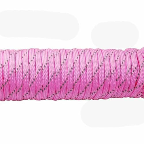 20ft-328ft Reflective Paracord Rope Dia.4mm for Survival Parachute Cord Lanyard Camping Climbing Camping Rope Hiking Clothesline-C11-328ft