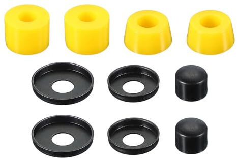 PATIKIL Skateboard-Buchsen, A PU Longboard-Truck-Reparatur-Kit Buchsen Unterlegscheiben Pivot-Cups für Outdoor-Skateboard-Teile, Blau
