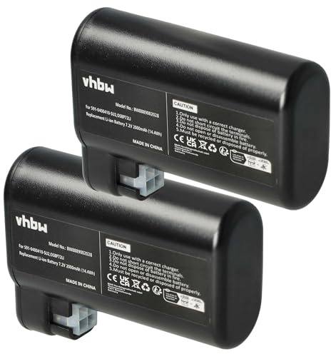 vhbw 2X Akku kompatibel mit Electrolux RX9-2-4STN Saugroboter (2000 mAh, 7,2 V, Li-Ion)