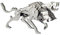 Larcele 3D Metal Mechanical Puzzles for Adults, DIY Assembly Steel Mythical Creatures Series Metal Jigsaw Puzzles Home Decorations Art Crafts Building Toys KJPZ-02 (Cerberus)
