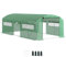 DecHome - Serra a Tunnel con 3 Porte Avvolgibili e 6 Finestrelle in Acciaio Zincato e PE 6x3x2 m colore Verde