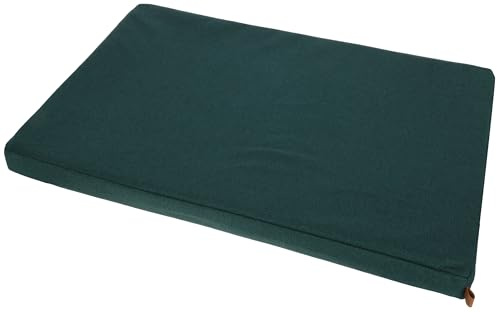 Kerbl Pet Memory-Foam-Matratze Oliver | English Green, 115 × 75 × 8 cm, komfortable Hundematratze aus anpassungsfähigem Memory-Schaumstoff