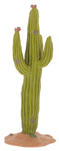 Hemobllo Cactus Decorativo Artificiale Piccolo e Leggero Statuina Realistica in Plastica Sicura Decorazione Naturale Per Interni Come Camera Ufficio e Cucina Tonalità Verde Naturale Per Arr