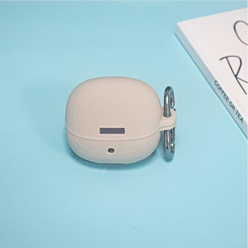 Schutzhülle für Joyroom OE3 kabellose Ohrhörer, Silikonhülle für Joyroom OE3 Full Pro, stoßfest, rutschfester Griff (weiß)