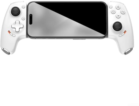 Feeshoppher AB01 Mobile Phone Game Controller for Android USB-C Telescopic Design Hall Effect Joystick Linear and Fast Trigger Turbo Burst Auto Burst Macro Programming Stretch Range