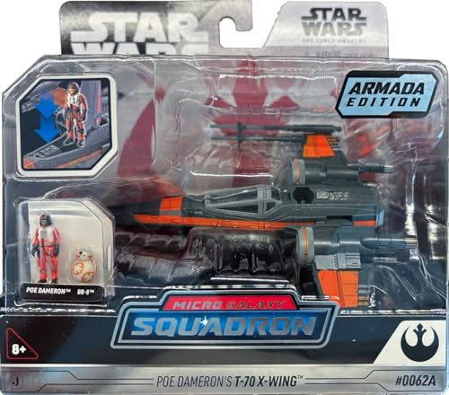 Star Wars Micro Galaxy Squadron Poe Dameron T-70 X-Wing (édition Armada)