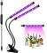 Otryad 40W Grow Light LED Plant Grow Lights Full Spectrum for Indoor Plants, Auto ON Off with 3/9/12H Timer, 9 Dimmable Lightness Clip-On Desk Grow Lamp Bulbs