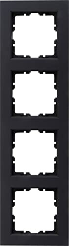 Kopp, Abdeckrahmen 4-fach HK07, Farbe: anthrazit, 407115004