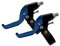 rockible Kinderfahrrad Bremshebel, Fahrrad Bremsgriff für 12–20 Zoll Kinderfahrräder, Fahrrad Bremshebel Set, 1 Paar, Langlebig, Blau