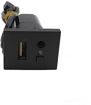 MORREZ Auto USB for Slot Eingang Adapter Kabel USB Interface Buchse Taste Fit for Ford Fit for Focus 2 Mk2 2009 2010 2011 (Color : Black)