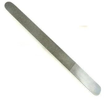 IMKRC® - Professional Diamond Deb 8-Inch Foot Dresser Metal Nail File for Thick and Fungal Toenails, Emery Boards for Feet, Strong Metal Nail Files for Women and Men, Dog Claw File (Fine Surface)