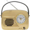 Kare Tischuhr Nostalgie Handle 20x22cm