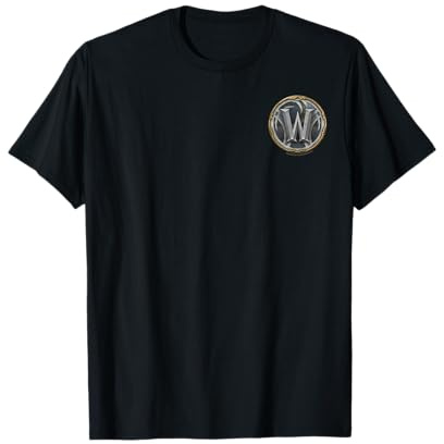 World of Warcraft Small Chest Pocket Stylized W Logo T-Shirt