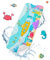HITSLAM Badewannenmatte rutschfest Kinder, 101x40cm Extra Lange Antirutschmatte Badewanne Kinder, Duschmatte rutschfest Baby, Schimmelresistent & Maschinenwaschbar Badematte, Ozean