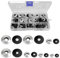 135 arandelas de sellado EPDM, M4.2/M4.8/M5.5/M6.3/M8, arandelas de sellado de acero inoxidable 304, arandelas con junta, junta de neopreno para tornillos de fontanería, tornillos de perforación (7