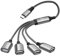 Mygatti cavo sdoppiatore USB-C Y 50cm,USB C Maschio a 4 USB A Femmina,Adattatore USB 2.0 splitter,Hub di Estensione quattro USB Porta,per Smartphone,Laptop,Tablet,PC,Auto,Xbox,Luci LED USB